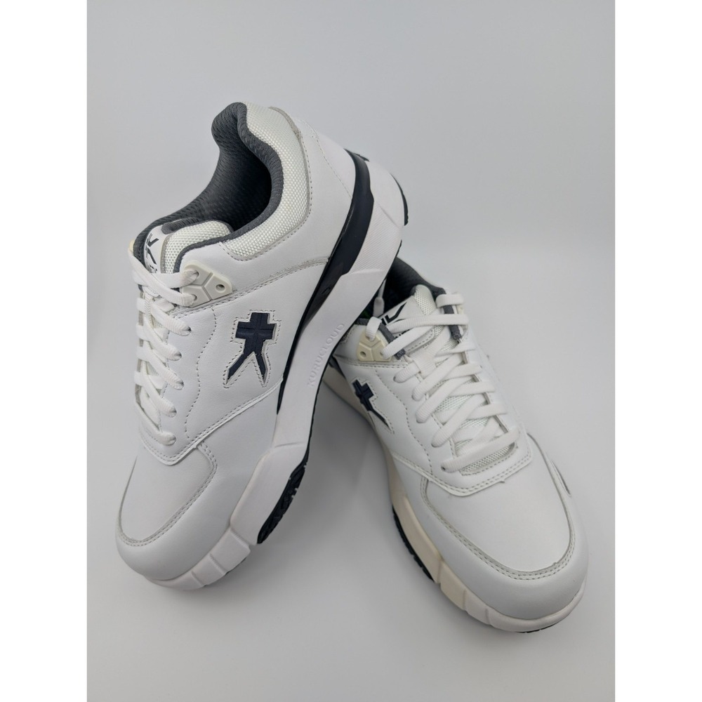 KURU Kinetic 2.0 Men's Shoes - Bright White-Graphite - Size 8 Wide NEW in Box